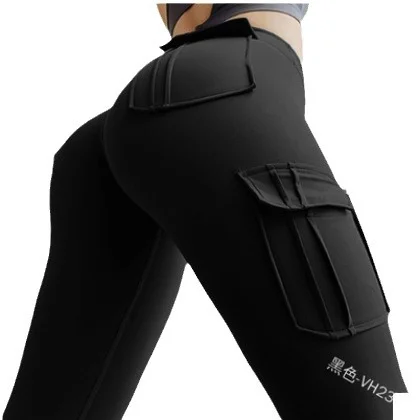 Uveng Uveng Fashion Solid Color Legging Sexy Small Foot Trousers Women's High Waist Fitness Leggings