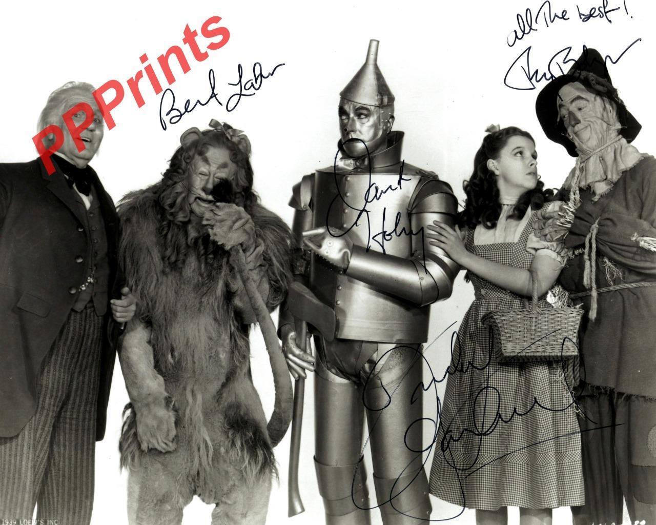 WIZARD OF OZ 1939 Jack Haley Best Lahr SIGNED AUTOGRAPHED 10X8 REPRO Photo Poster painting PRINT