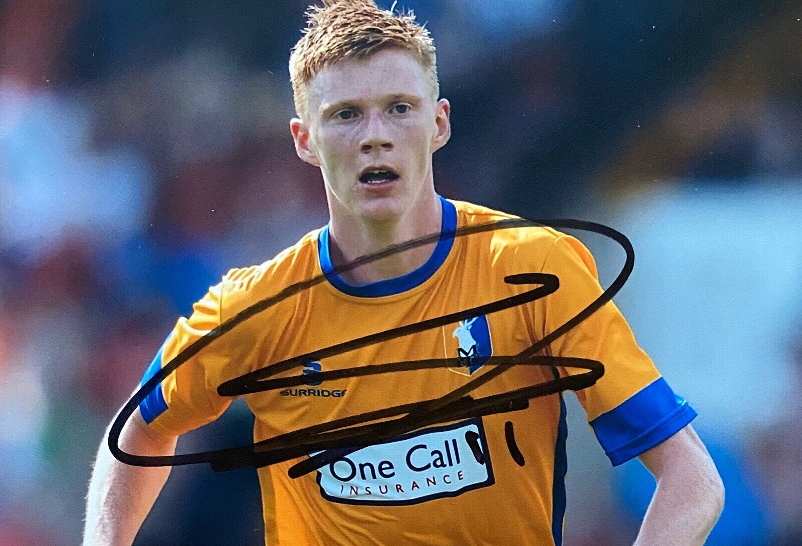 Sam Clucas Genuine Hand Signed 6X4 Photo Poster painting - Mansfield Town