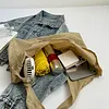 PU Leather Foldable Keychain Tote Bag Expandable Mini Storage Organizer Bag