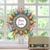 DIY Easter Egg Wreath Acrylic Special Shape Diamond Painting Hanging Pendant