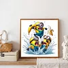 Minions - Rundbohrer Diamantmalerei - 40*40cm