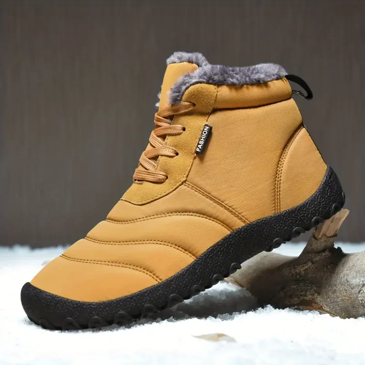 🔥Last Day Promotion 50% OFF   Snow Boots, Winter Thermal Shoes, Windproof Hiking Boots With Fuzzy Lining