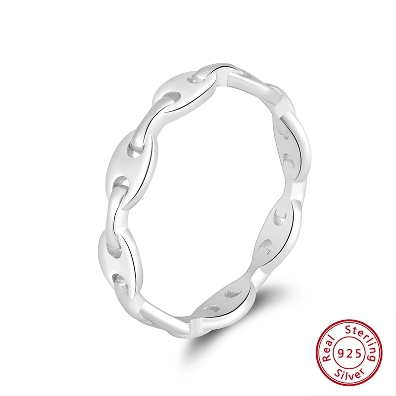 14K Gold Plated White Gold Plated 925 Sterling Silver Geometric Rings