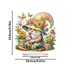 (US Local)Acrylic Special Shape Gardening Gnome Diamond Painting Desktop Ornaments Kit