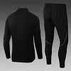 2025/2026 Juventus Half-Pull Training Suit Black Football Shirt 1:1 Thai Quality Set