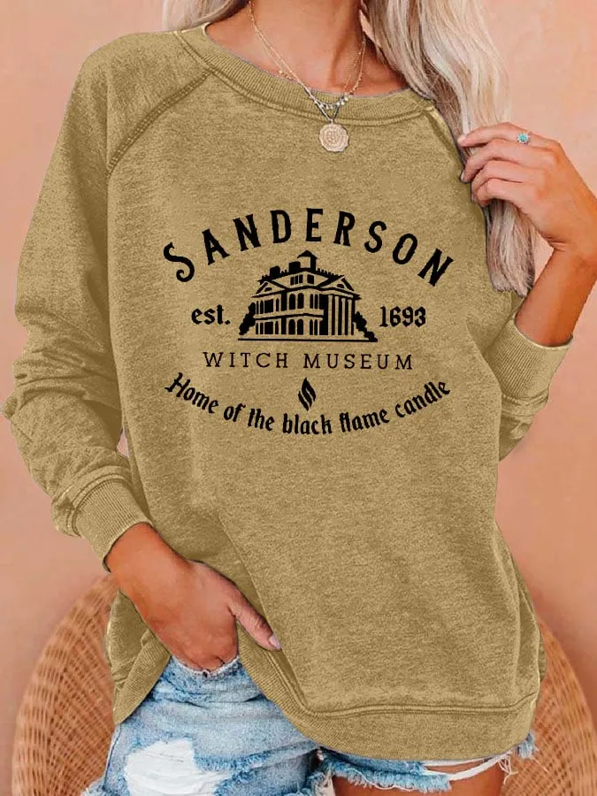 Fashion Print Long Sleeve Sweatshirt
