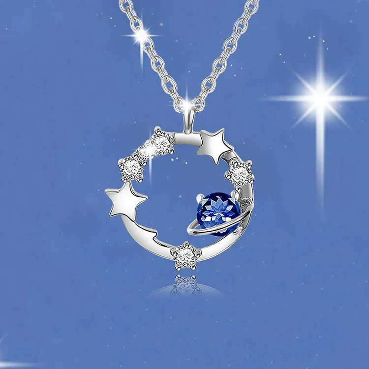 For Bonus Daughter - S925 You are The Most Special Star in The Universe Planet Star Necklace