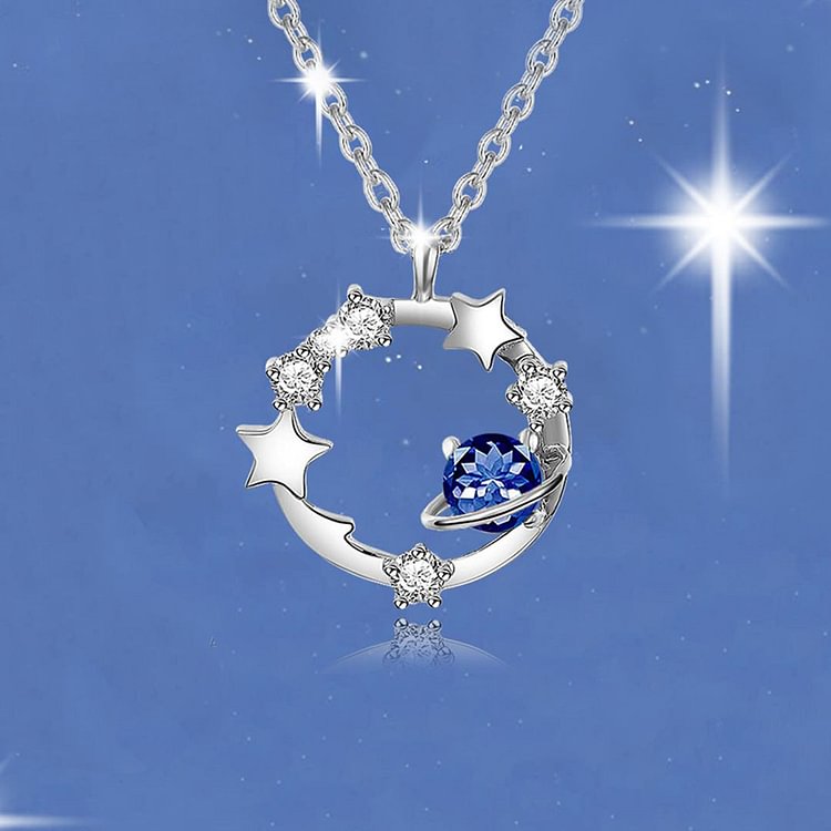 For Bonus Daughter - S925 You are The Most Special Star in The Universe Planet Star Necklace
