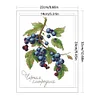 >SALE<Embroidery Eco-cotton Thread 14CT Printed Fruit Cross Stitch Kit Artwork 22x32cm