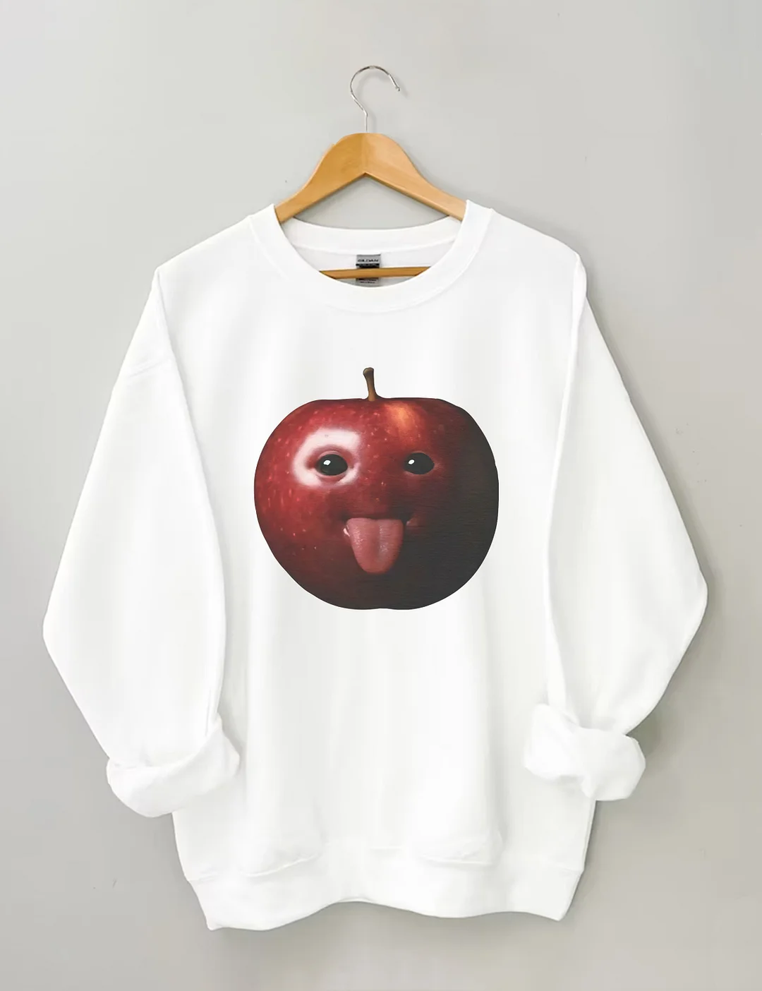 Silly AI Apple Meme Sweatshirt