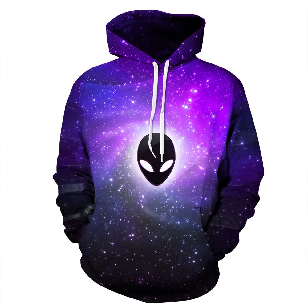 Luminous Unicorn Digital Hoodie Couple Wear Sports Uniform