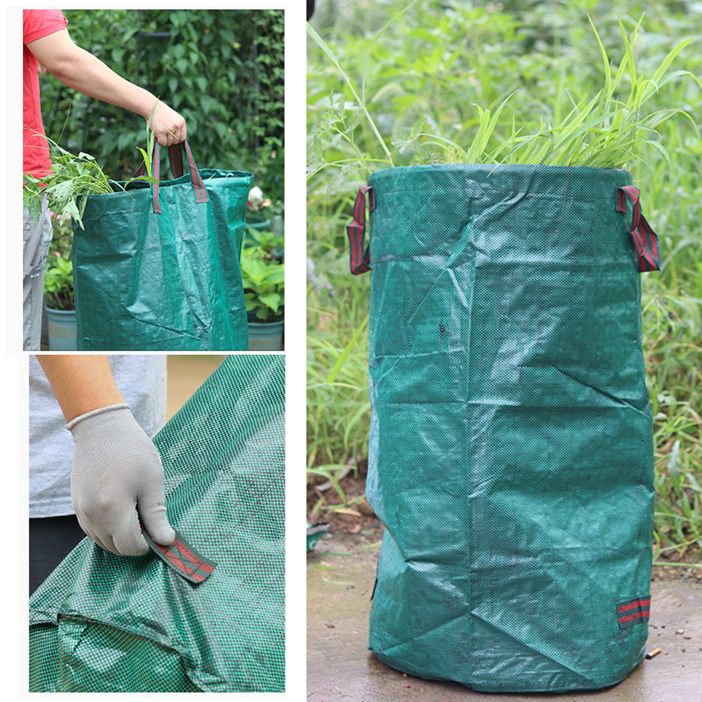 

Reusable Dead Leaf Sack Trash Can with Handles Planter Storage Bag Garden, 300l, 501 Original