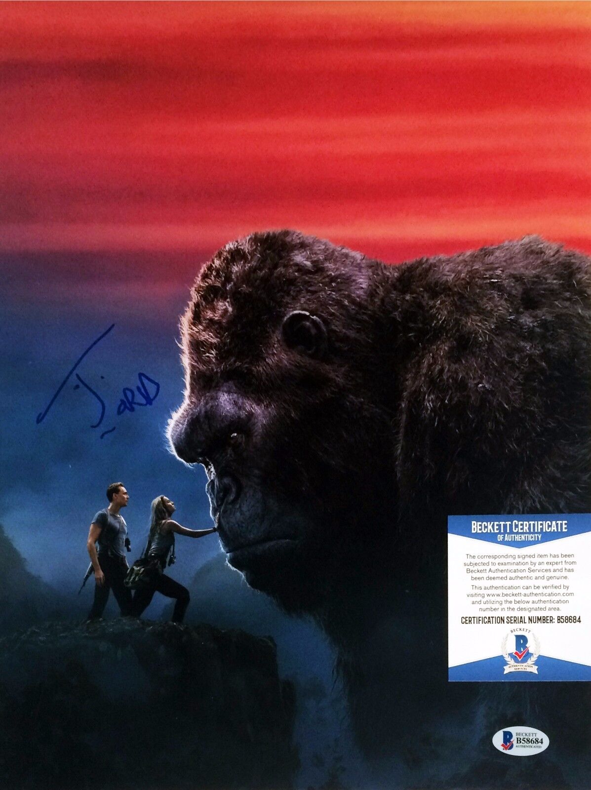 Jordan Voght-Roberts KONG Autographed Signed 11x14 Photo Poster painting BAS B58684