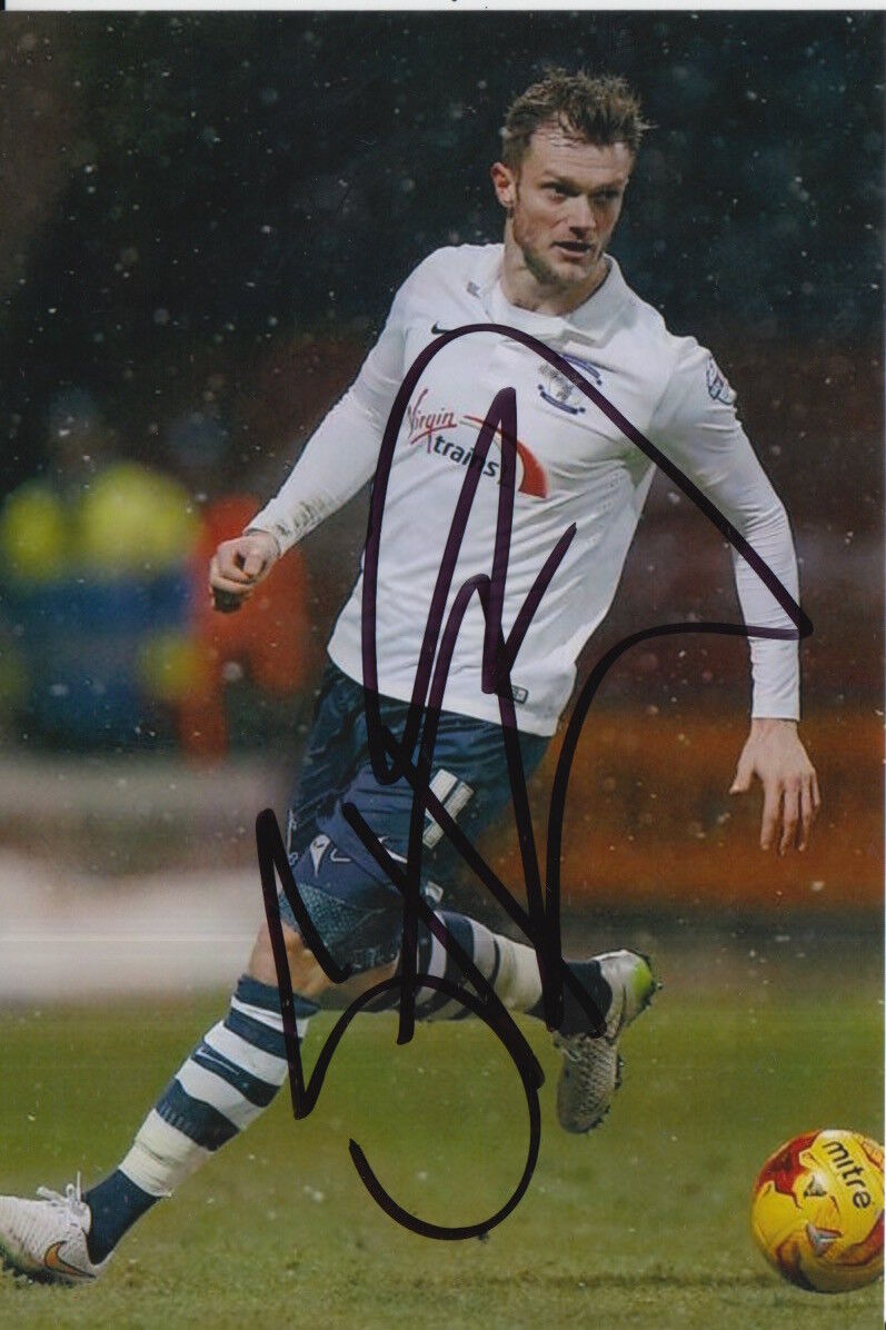 PRESTON NORTH END HAND SIGNED SCOTT WISEMAN 6X4 Photo Poster painting 1.