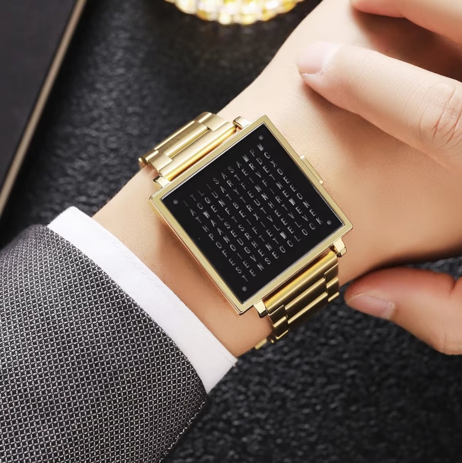 ⌚mens letter led square digital watches⌚