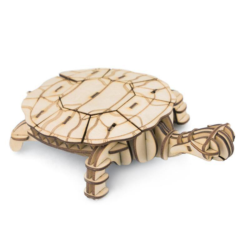 Rolife Modern 3D Wooden Puzzle - Wild Animals TG275 Turtle