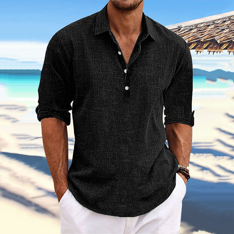 Vintage Linen Blend Shirt  artssus