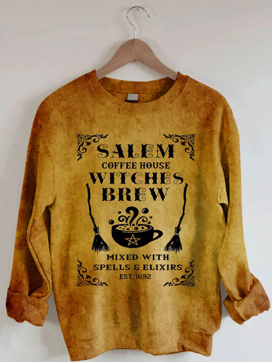 Vintage Witches Brew Poster Sweatshirt