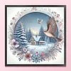 Garland Cottage-11CT Stamped Cross Stitch 40*40cm/15.75*15.75in tapestrymarket