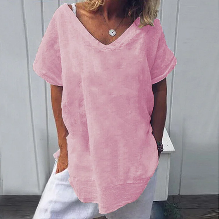 Solid Color Bat Short Sleeve