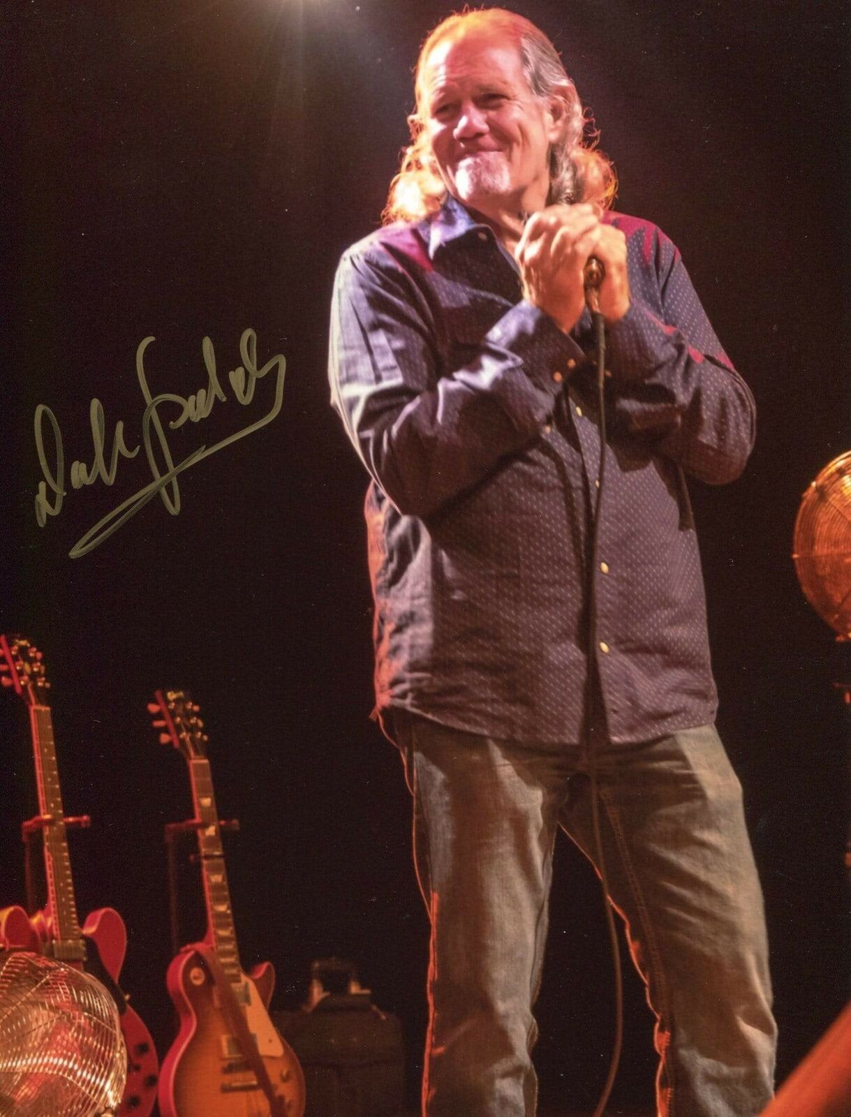 SINGER Dale Spalding CANNED HEAD autograph, In-Person signed Photo Poster painting