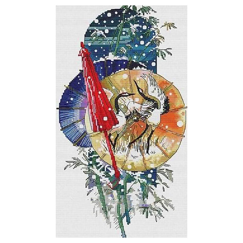 

Winter - 11CT Stamped Cross Stitch - 35*62CM, 501 Original