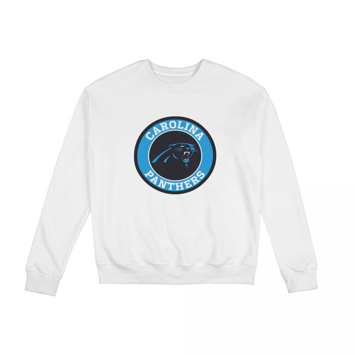 Carolina Panthers Circle Logo Sweatshirt Round Neck Tops