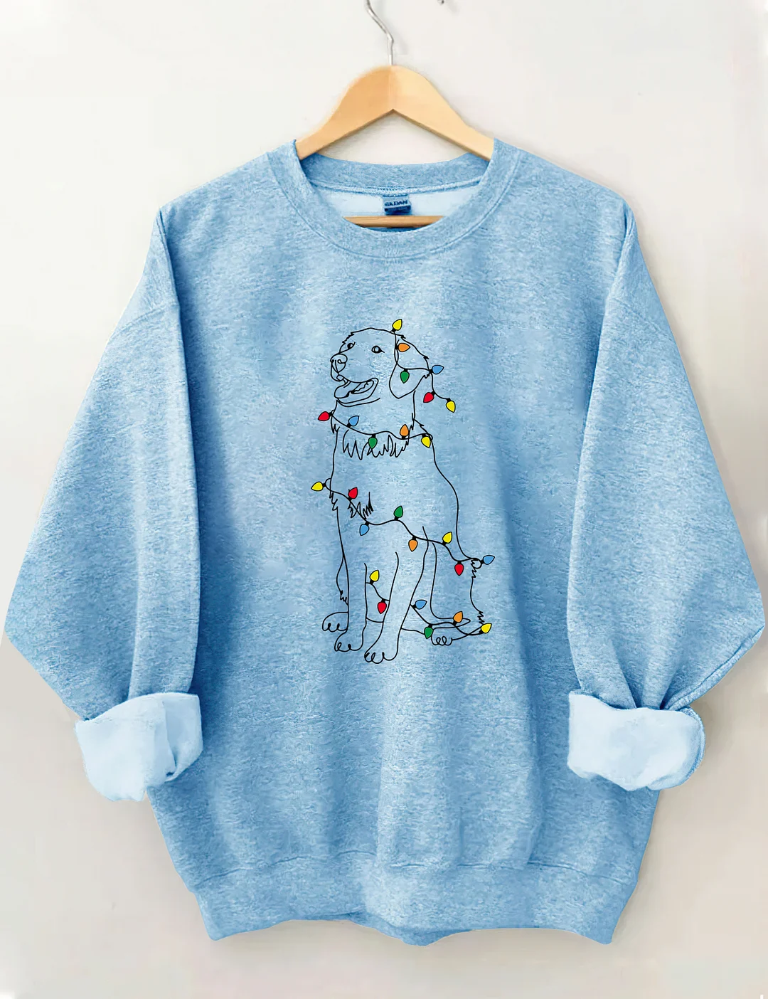 Cute Golden Retriever Christmas Sweatshirt