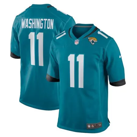 Youth Jacksonville Jaguars #11 Parker Washington  Teal Team Game Jersey