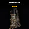 Closed Flap Tourniquet Pouch EMT Emergency Survival Med Pouch for Chest Rig Vest