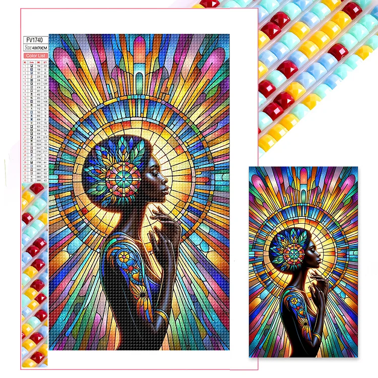 Pray 40*70CM (Canvas) Full Square Drill Diamond Painting gbfke