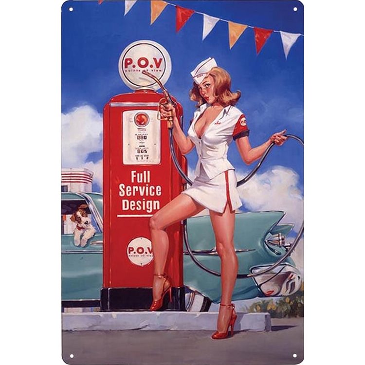 Pin Up Girl Sexy Girl - Vintage Tin Signs/Wooden Signs - 20*30cm/30*40cm
