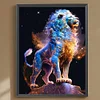 Diamond Painting -DIY Round Drill Starry Lion