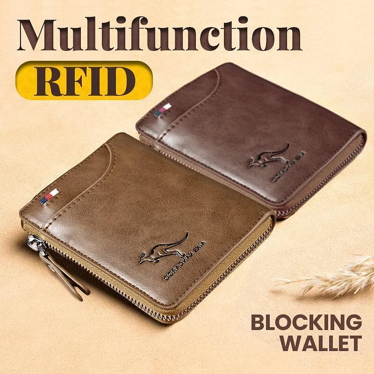 Cartera multifunción con bloqueo RFID