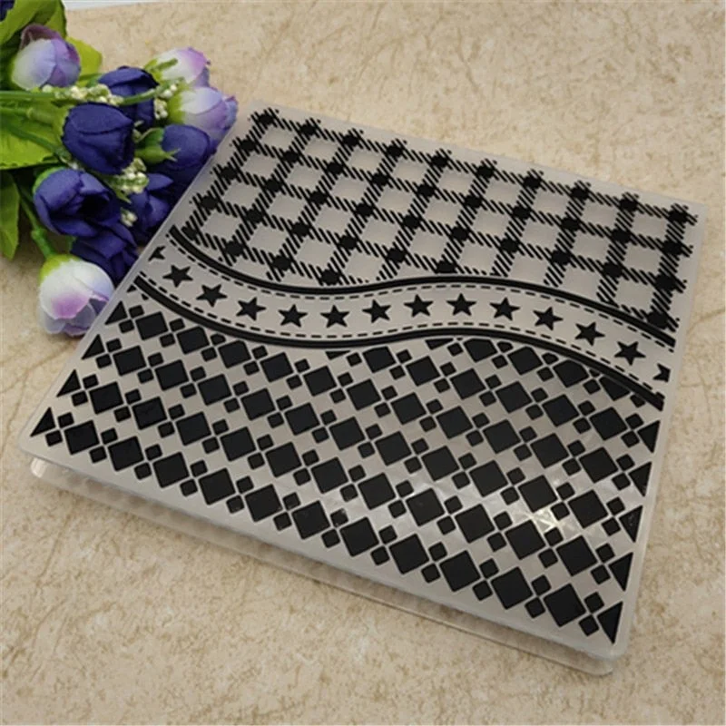 Merry Christmas Embossing Folder Plastic Card Making Stamps Scrapbooking Paper Craft Supplies Folders Album DIY