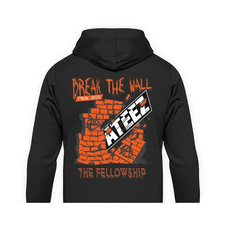 ATEEZ 2023 World Tour The Fellowship : Break the Wall Hoodie
