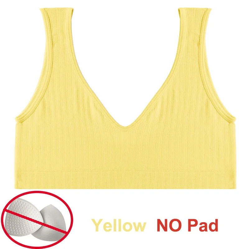 Women Crop Top Sexy Push Up Brassiere Tube Tops Seamless Bra Tank Top Bralette Lingerie for Female Underwear Backless Intimates