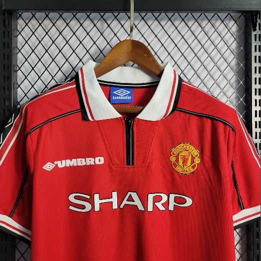 1998/1999 Manchester United Retro home Football T-Shirt