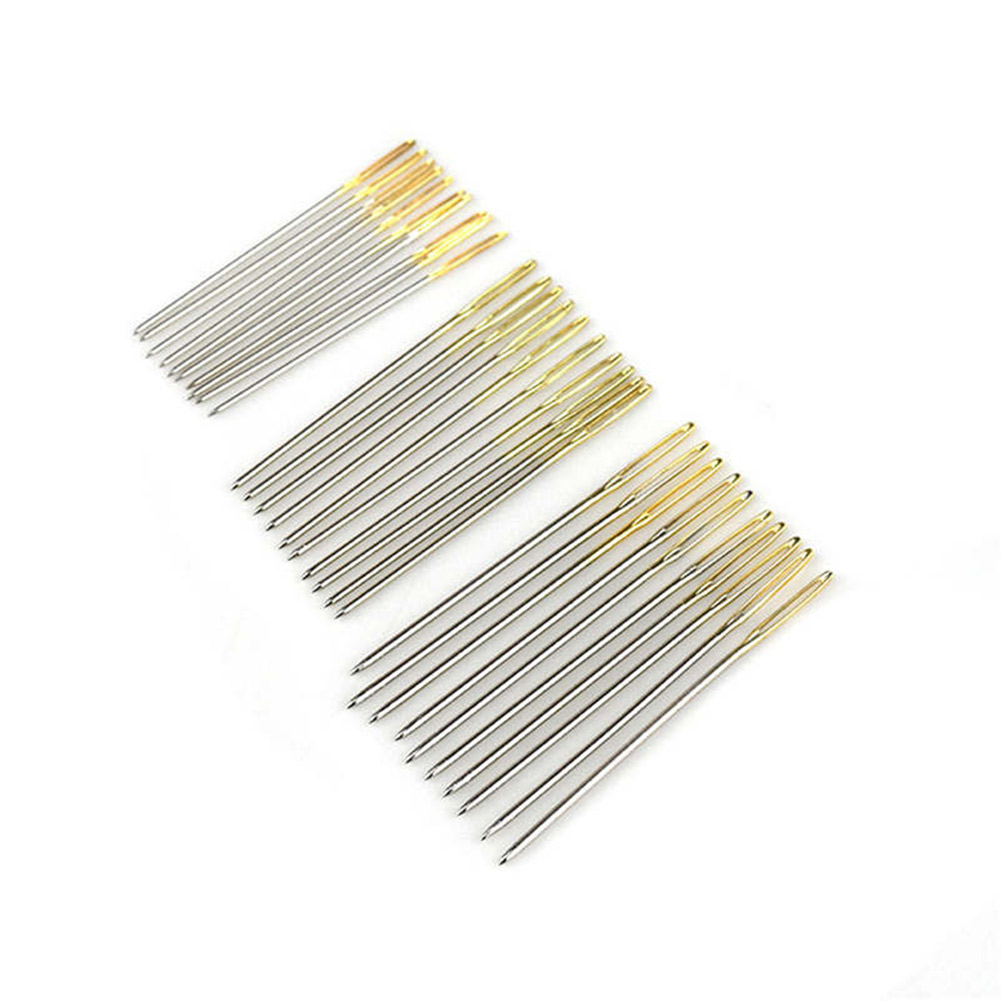  DIY Needle Threader Aluminum Sewing Tool 100Pcs Cross Stitch  Threader Sewing Machine Threaders (Double Insurance)