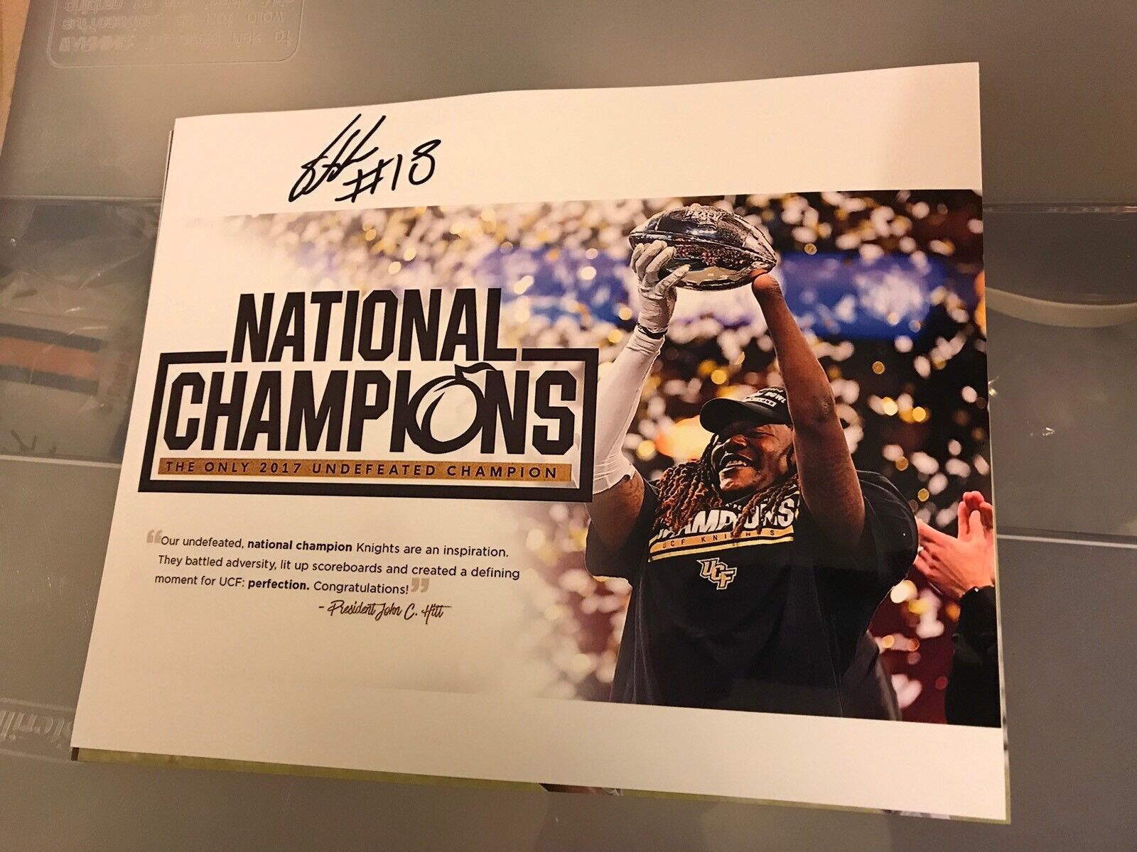 Shaquem Griffin signed autographed 8x10 Photo Poster painting UCF football Central Florida