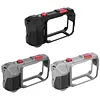 Quick Release Holder Mount for Insta360-AcePro2 Aluminum Frame Protective Frame Housing Case with Cold Shoe Mounts 1/4 Threaded Hole for Video Light Microphone