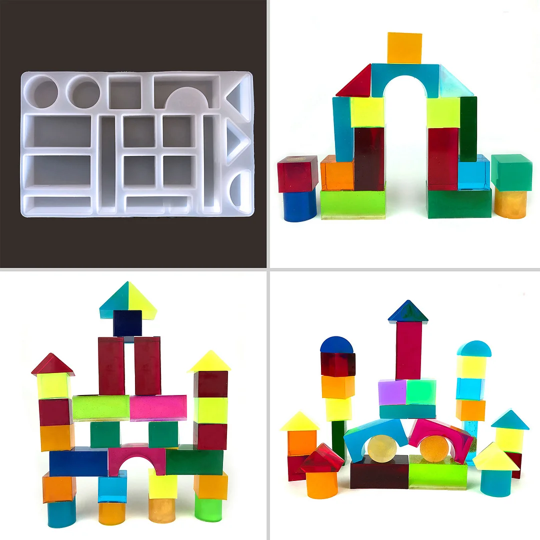 Building Block Toys Silicone Resin Casting Mold