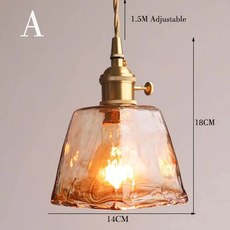 Art Glass Pendant Lights Modern Brass Glass Pendant Lights For Dining Room