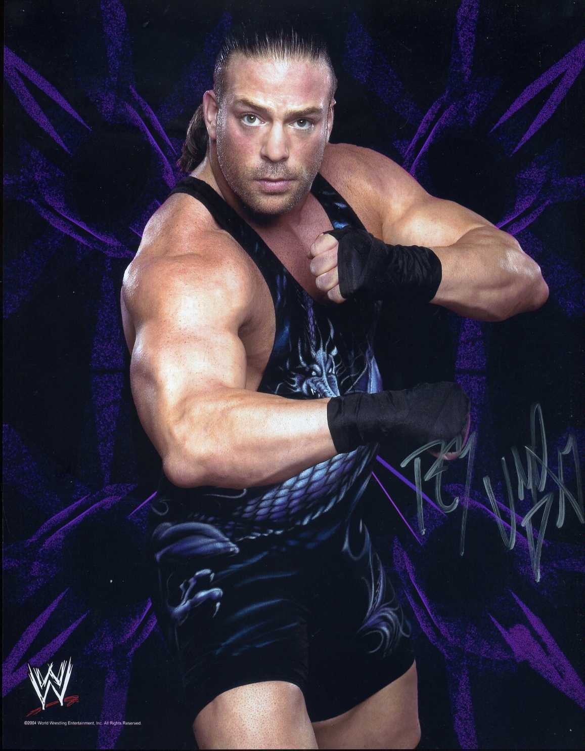 ROB VAN DAM Signed Photo Poster paintinggraph - Professional Wrestler WWE 'Mr. PPV' - preprint