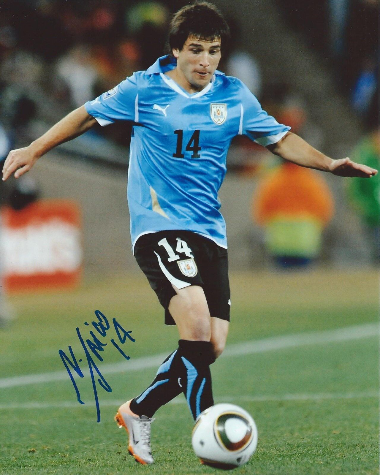 Nicolas Lodeiro Signed 8×10 Photo Poster painting Team Uruguay Soccer Autographed COA