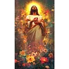 Jesus Glühen 5d DIY Diamant Kunst Malerei Kit Quadrat Vollbohrer Dimond Art 45x75cm