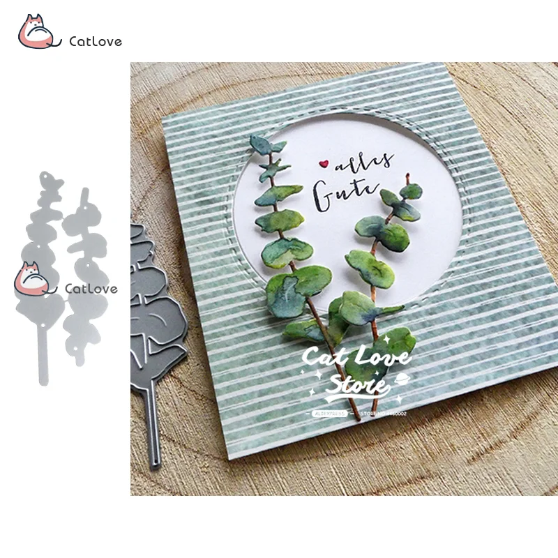 Athvotar Grass Plant Metal Cutting Dies Stencils For DIY Scrapbooking Paper Card Decorative Craft Dies Embossing Die Cuts New 2023