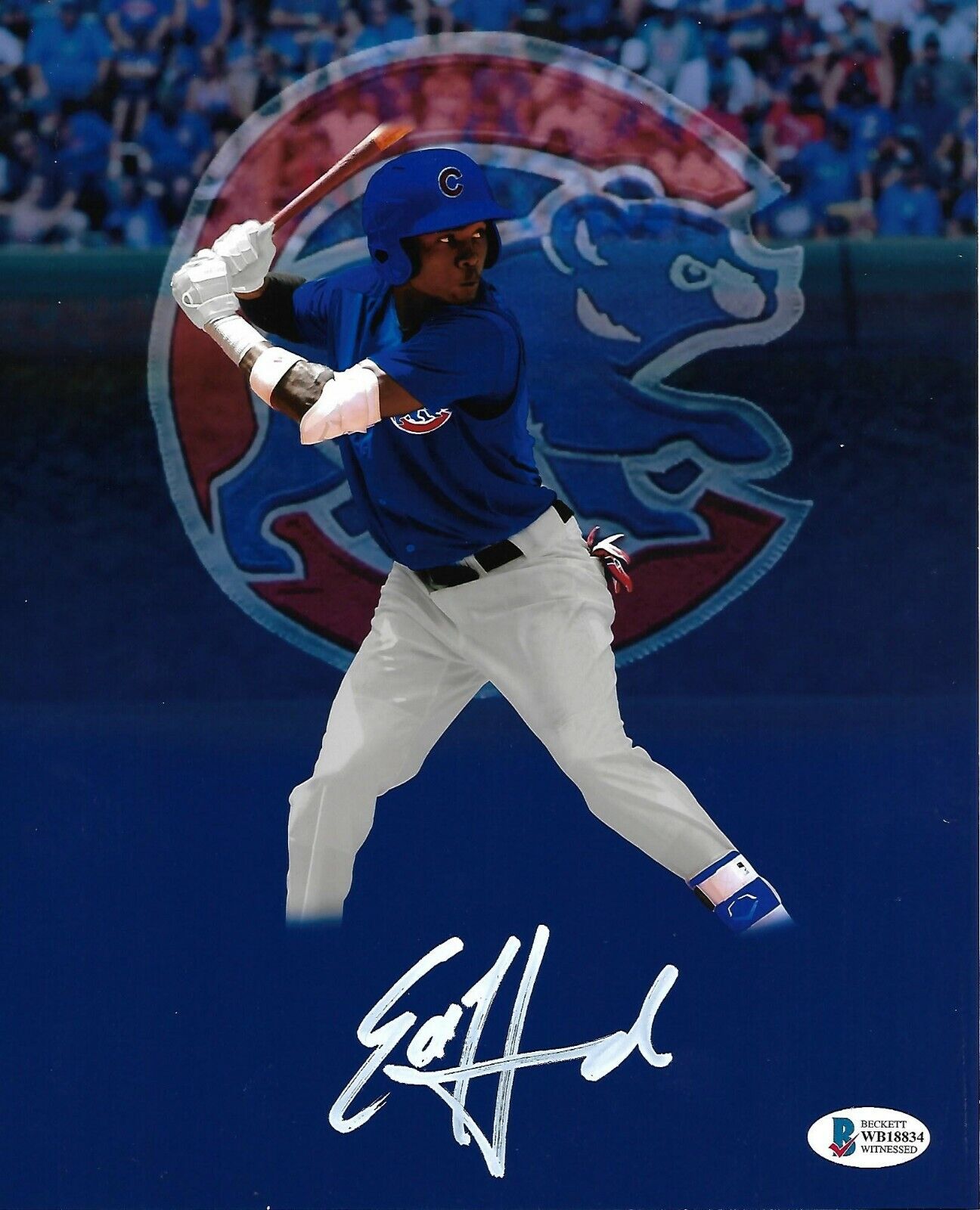 ED HOWARD signed autographed CHICAGO CUBS 8X10 2020 FIRST ROUND PICK COA BECKETT