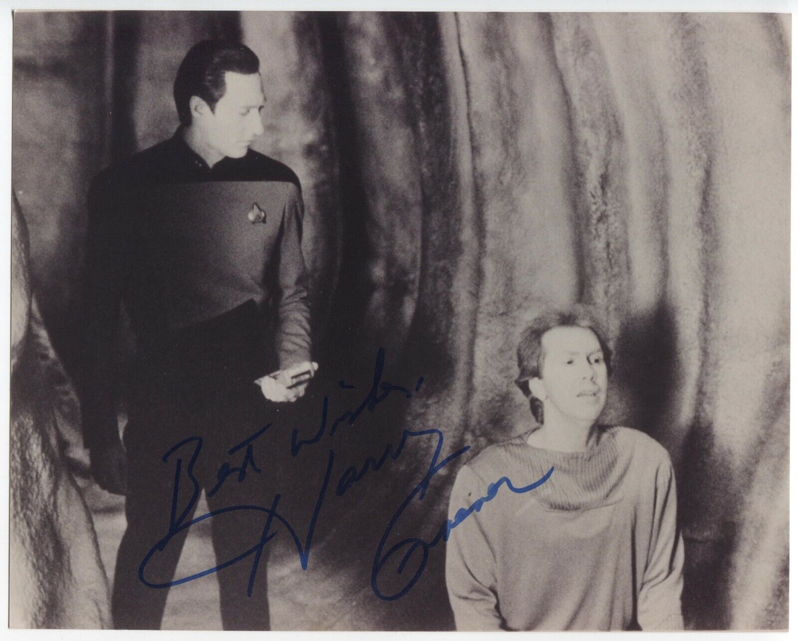 Harry Groener Signed 8x10 Inch Photo Poster painting Autographed Signature Star Trek TNG